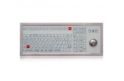 China Desktop Industrial Membrane Keyboard With OMRON Key Technology And Trackball supplier