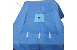 China PP SMS material Upper Extremity Disposable Surgical Drapes With Tube Holders supplier