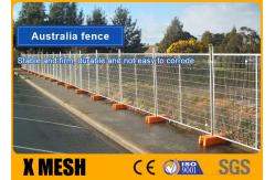 China Pre Galvanized 2400x2100mm Temporary Fence Mesh Australia Standard With Base supplier