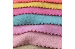 China Customization White Polyester Tweed Wool Fabric 57 inch Double Sided supplier