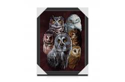China 25x35cm Lenticular 3D Animal Picture With PS Frame Eco - Friendly Material supplier