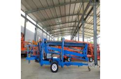 China PLC 16m Electric Lifting Platform Folding Arm Aerial Boom Lift supplier