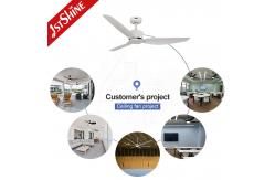 China White 3 ABS Blades Ceiling Fan With Smart Remote Control supplier