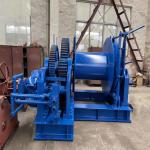 Customized Rated Load Marine Hydraulic Winch Mooring Winch With Single Drum for sale