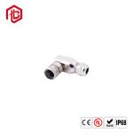 IP67 Waterproof D Code Male Aviation Cable M12 Connector 4 Pin