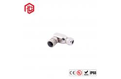 China IP67 Waterproof D Code Male Aviation Cable M12 Connector 4 Pin supplier