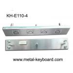 IP65 Rated Metal Kiosk Function Customizable Keypad with 4 short - travel keys for sale