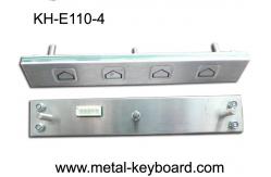 China IP65 Rated Metal Kiosk Function Customizable Keypad with 4 short - travel keys supplier
