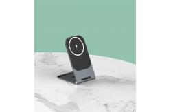 China 15W Fast Charging Foldable Magnetic Wireless Charger Long Lasting For IPhone supplier