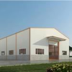 Customized Prefab Steel Warehouse Construction , Prefabricated Metal Storage Buildings for sale