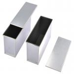                  Rk Bakeware China Manufacturer-Silicone Glazed Single Aluminum Pullman Loaf Pan Bread Loaf Pan              for sale