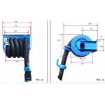 Aluminium Vehicle Exhaust Extraction System Car Exhaust Extraction Hose 135mm for sale
