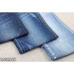 9.5oz Repreve Polyester Denim Fabric Dark Blue With Warp Slub for sale