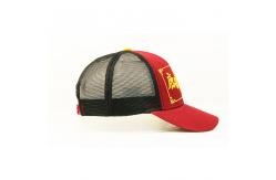 China 5 Panel Trucker Mesh Embroidery Patch Trucker Hat Cap 100% Cotton Fabric supplier