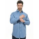 CFR Fire Retardant Work Shirt 260gsm Twill Long Sleeve FR Button Up Shirt for sale