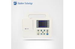 China 3.5 Inch Medical ECG Machine Durable Easy To Carry Handle Button Automatic supplier