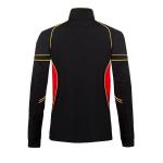 Long Sleeve Custom Fishing Jerseys Stand Collar Zipper Front Dry Fit Polyester Material