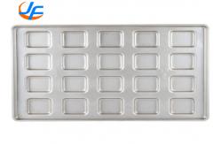 China RK Bakeware China Nonstick Aluminized Steel Square Ciabatta Roll Pan Baking Tray supplier