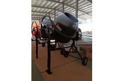 China 160L Mini Concrete Mixer Machine Yellow Cement Mixing Machine supplier