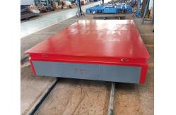 China Battery Operated Heavy Load 10 Tons RC Structure Rail Transfer Cart supplier