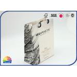 Custom Paper Shopping Bags With Nylon Handle Matte Lamination
