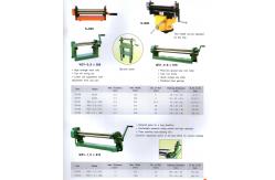 China Semiautomatic Hand Shear Cutting Machine ISO Roller Bending Machine supplier