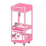 Dreamland good price for the pink color coin operated claw toys game machine for indoor game mall for sale