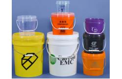 China Stackable White Five Gallon Plastic Buckets for Customer Needs supplier
