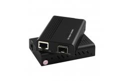 China 1G 10G Unmanaged Copper SFP+ Fiber Ethernet Media Converter DC12V With DIP supplier