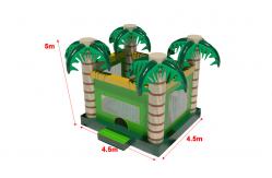 China Tropical Palm Tree Bounce House 	Childrens Inflatable Castle supplier