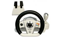 China Adjustable Wireless / Wired PC Game Racing Wheel For Platform supplier