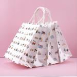 Custom Logo Paper Carrying Shopping Bags For Gift Clothes Packaging for sale