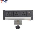 Clamp On Desktop Power Sockets With Three Universal Power Interfaces for sale