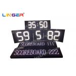 White Color Polo Sport LED Electronic Scoreboard With Team Name for sale