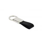 Carbon Fibre Leather Key Chains Metal PU Braided Leather Keychain Snap Hook for sale