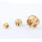 BSP NPT Copper Male End Union Brass End Cap Union For Pipe Fitting for sale