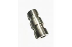 China Custom Aluminum Steel CNC Machining Parts With Threading Fitting supplier