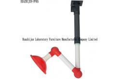 China 3 Joints Tabletop Flexible Fume Extraction Arm Red / White For Contral Systems supplier