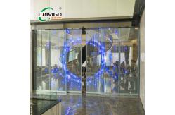 China Y Sliding LED Screen Rail Moving Transparent Led Screen Panel supplier