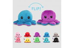 China Double Side Octopus Mood Doll 40x50mm Change Face Can Turn Over supplier