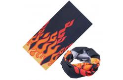 China Unisex Hot Transfer Foil 100 Polyester Bandana supplier