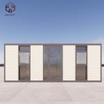 40 Feet Flat Pack Folding House Expandable Prefab Tiny Home 72 Square Meter for sale
