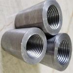 Connection Parallel Steel Bar Coupler Straight Threaded Rebar Sleeve For Construction for sale