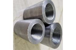 China Connection Parallel Steel Bar Coupler Straight Threaded Rebar Sleeve For Construction supplier