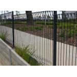Powder Coating Roll Top 1800mm Welded Mesh Fence With Square Post for sale