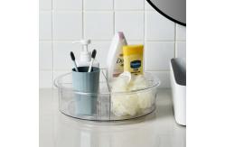 China Transparent PET Multi-Function Rotating Storage Organizing Boxes Plastic on Sale supplier