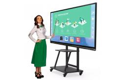 China Digital Interactive 4K 85inch LCD Smart Board Multi Touch Screen supplier