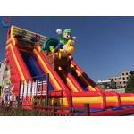 Commercial Inflatable Super Mario Dry Slide Inflatable Double Slides For Outdoor