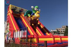 China Commercial Inflatable Super Mario Dry Slide Inflatable Double Slides For Outdoor supplier