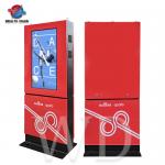 1080P / 4K LCD Outdoor Totem In IP55 Rated And Weather Resistant Red White for sale